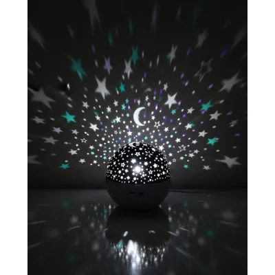 BUĞZ Zaman Ayarlı Fişli Yıldız Projektör Ortam Lambası