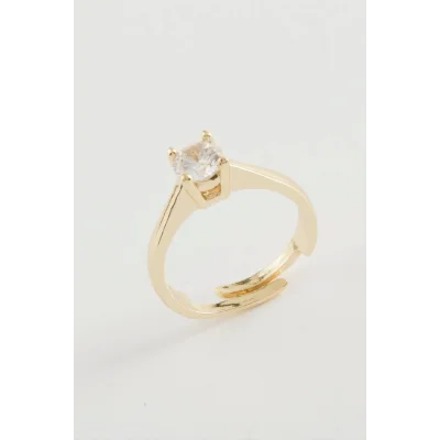  Zirkon Tek Taşlı Yüzük