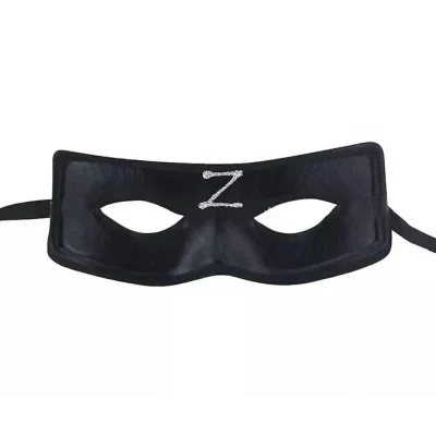  Zorro Maskesi Arkadan Lastikli Z Baskılı