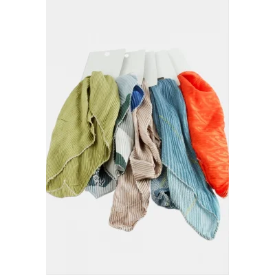  Zr Karışık Pliseli Fular 50 cm