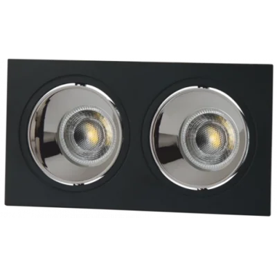 CATA CT 5054 Jaguar Siyah Platin İkili Spot Kasası