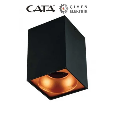 CATA CT 5420 Siyah Bakır Dekoratif Spot Kasa G-10 Duy