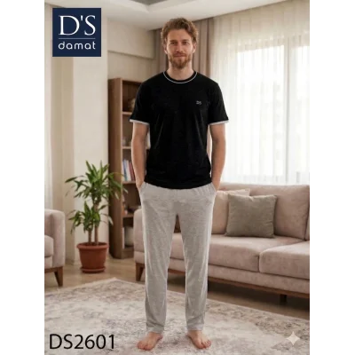 Ds Damat 2601 Erkek Spring Kısa Kol Pijama Takımı