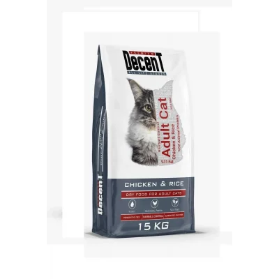Decent Premium Tavuklu Kedi Maması 15 kg