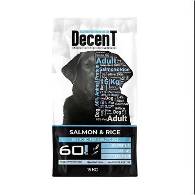 Decent Somon Balıklı Yetişkin Köpek Maması 15 kg