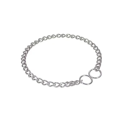 Doggie Eğitim Serisi Boğma Zincirli Köpek Boyun Tasması - 3,5x55-55cm - Stainless