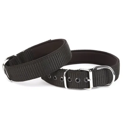 Doggie Konfor Seri Dokuma Köpek Boyun Tasması 5x55-65cm Siyah