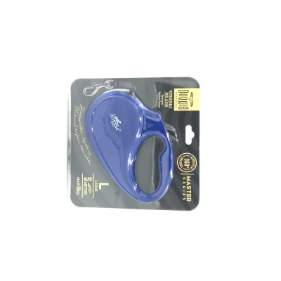 Doggie Master Seri Otomatik Makaralı Köpek Gezdirme 50 kg / 5 M Mavi