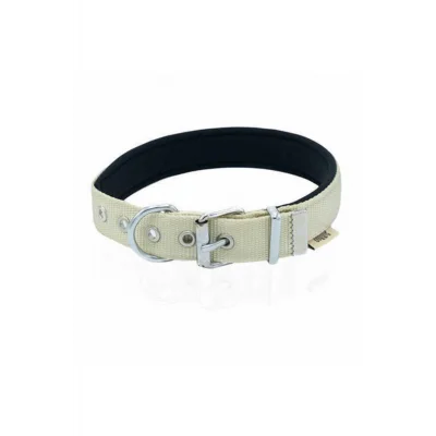 Doggie Softlu Köpek Boyun Tasması 3 cm 42 cm-50 cm Haki