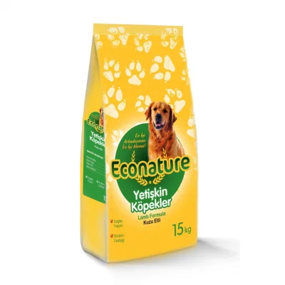 Econature Kuzu Etli Yetişkin Köpek Maması 15 Kg