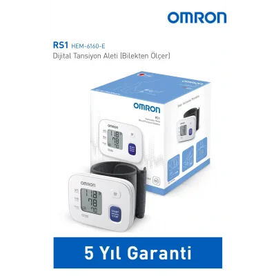 Genel Ürün RS1 Bilekten Dijital Pilli Tansiyon Aleti – Taşınabilir, Intellisense Teknolojili, 5 Yıl Garantili