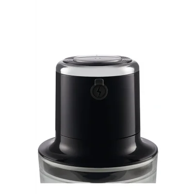 Genel Ürün Ar1128 Freechopp Cam Hazneli Şarjlı Doğrayıcı Siyah