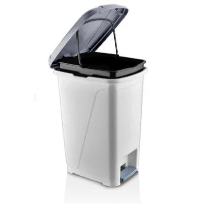 Genel Ürün VİOLET 25 Litre Iç Kovalı Slim Pedallı Çöp Kovası Antrasit renk