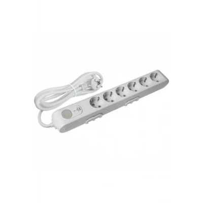 Genel Ürün Multi-let Anahtarlı Akım Şok Korumalı Grup Priz - 1,5 Metre Kablolu