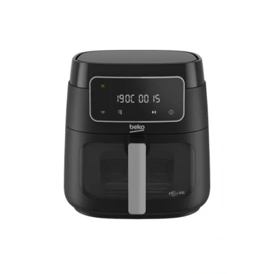 Genel Ürün Airfryer Yağsız Fritöz, 7.6 lt 1750 W Cam Sepet, 9 Otomatik Program Led Ekran, Siyah