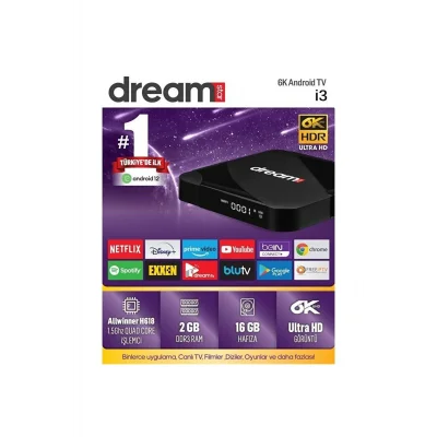 Genel Ürün İ3 Android Tv Box 2gb Ram 16gb Hafıza Android 12 tv BOX Uyumlu