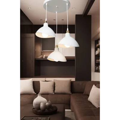 Lamba Beyaz Sarkıt Avize Yatak Odası Salon Mutfak Koridor Lamba