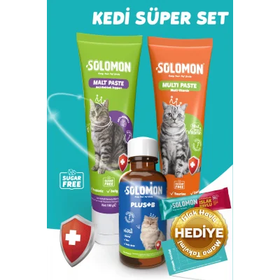 Genel Ürün Kedi Süper Set (muti Paste & Malt Paste & Plus B)