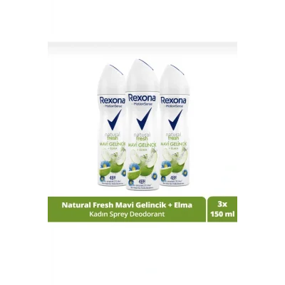 Genel Ürün Natural Fresh Mavi Gelincik & Elma Deodorant Sprey 150 ml (3 ADET)