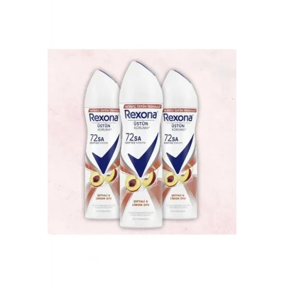 Genel Ürün Şeftali & Limon Otu Kadın Sprey Deodorant 150 ml (3 ADET)