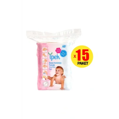 Genel Ürün Axi Bebek Temizleme Pamuğu 60lı 15li Set