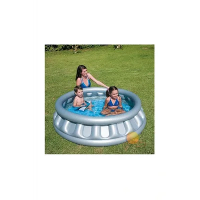 Genel Ürün 51080 Metalik Uzay Gemisi Şekilli Havuz (157 * 41 Cm)