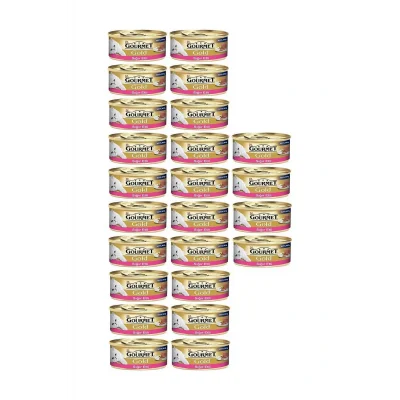 Genel Ürün Gold Kıyılmış Sığır Etli Konserve Kedi Maması 85Gr 24 ADET