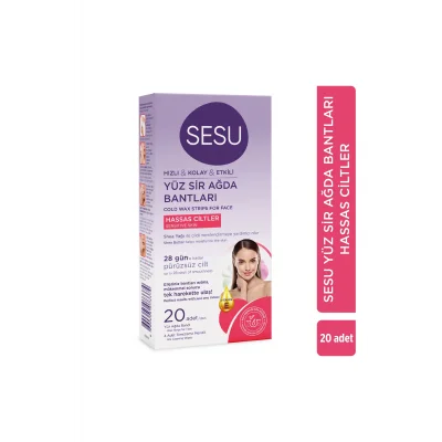 Genel Ürün Yüz Sir Ağda Bandı Hassas Ciltler 20 Li