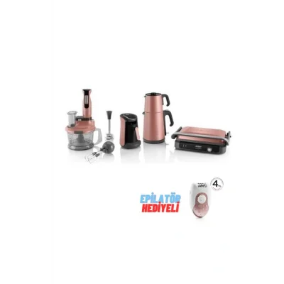 Genel Ürün AR9023 Pro Natura Gün Batımı Elektronik Çeyiz Seti - Epilatör Hediyeli