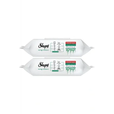 Havlu Easy Clean Yüzey Temizlik Havlusu 100 Yaprak Plastik Kapaklı (2 Li Set) 200 Yaprak