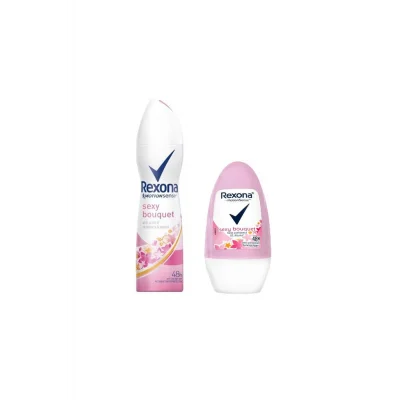 Genel Ürün Kadın Deodorant Sexy Bouquet 150 ml  Rexona Sexy Bouquet Kadın Roll On Deodorant 50 ml 2 li Set