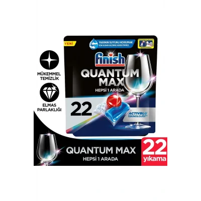 Genel Ürün Quantum Max 22 Kapsül Bulaşık Makinesi Deterjanı Tableti (1 x 22 Kapsül)