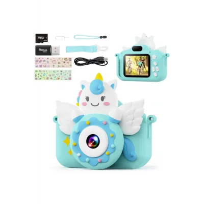 Genel Ürün Çocuk Kamerası, 32 GB SD Kartlı ve Selfie Moduna sahip, 1080P Dijital Kamera 3-10 Yaş