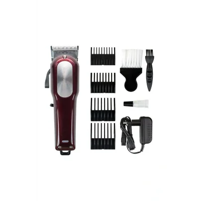 Genel Ürün Kırmızı 1453 Profesyonel Traş Makinesi Saç Sakal Kesme 14531453 Kırmızı rgv Yok Saç-Sakal-Vücut 1 Y
