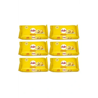 Havlu Islak Mendil Bebek Havlu 56 Yaprak 6 Adet