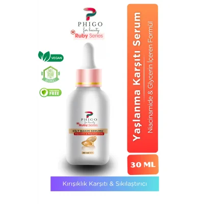 Genel Ürün Yaşlanma ve Kırışıklık Karşıtı Gözenek Sıkılaştırıcı Serum Niacinamide ve Glycerin Özel Formül 30 ML