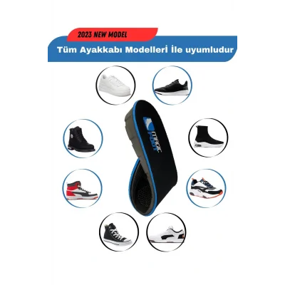 Genel Ürün +3 Cm Boy Uzatıcı Tabanlık Ünisex Geliştirilmiş Tüm Ayakkabılarda Uyumlu Gizli Boy Yükseltici
