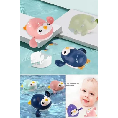 Oyuncak Kurmalı Bebek Banyo Oyuncağı Banyo Küvet Havuz Deniz de Yengeç Yüzen Oyuncak