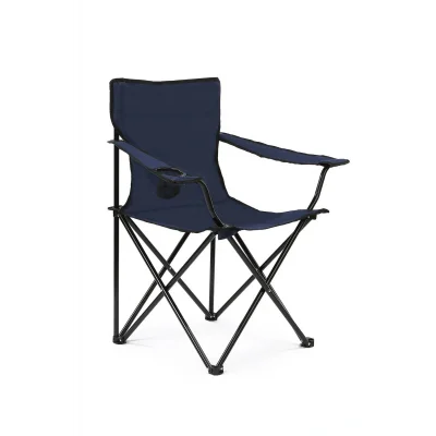 Genel Ürün Taşıma Çantalı Lacivert Katlanabilir Kamp Sandalyesi Piknik Sandalyesi Plaj Sandalyesi Taşıma Çanta