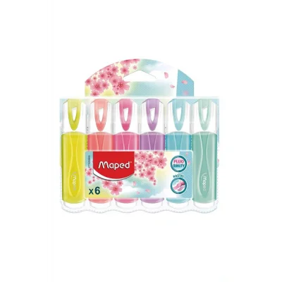 Genel Ürün Fosforlu Kalem Pastel Renkler 6lı