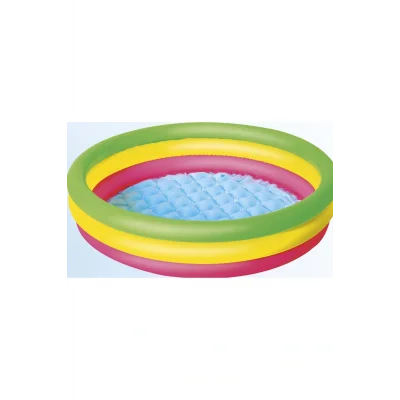 Genel Ürün Şişme Havuz 152x30 cm 3 bölmeli Şişirilebilir Zeminli Havuz