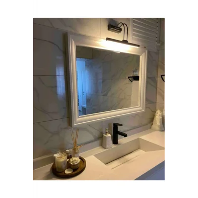 Genel Ürün Siyah Mat Gün Işığı (sarı) Banyo Duvar Ayna Tablo Aydınlatması Flüt Aplik Kuğu Aplik Ledli Aplik