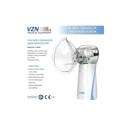 Genel Ürün Taşınabilir Mesh Nebulizatör Şarjlı,kademe Ayarlanabilir