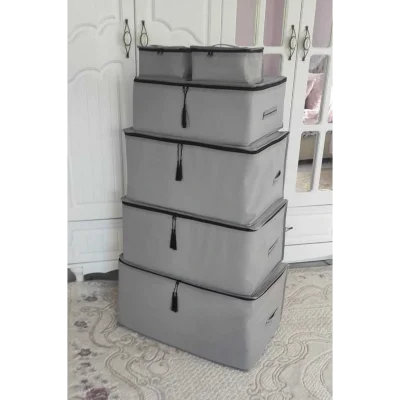 Genel Ürün PÜSKÜLLÜ HURÇ SETİ GRİ