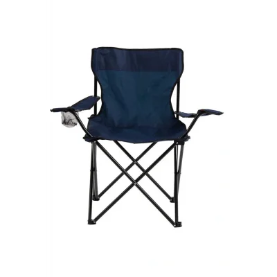 Genel Ürün Taşıma Çantalı Kamp Sandalyesi Lacivert Metal Lacivert Tek Kişilik Tekli 2 Kg