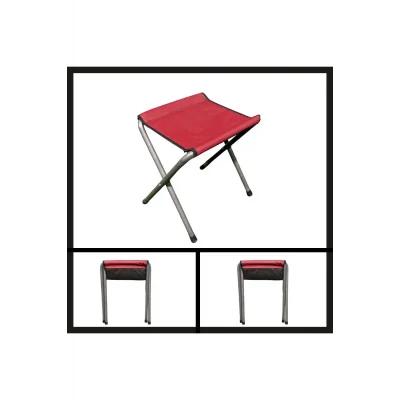 Genel Ürün Bordo Uyguna-Yakala Bordo Argeus Katlanabilir Pedli Tabure-TAB.049 Tek Kişilik Tekli