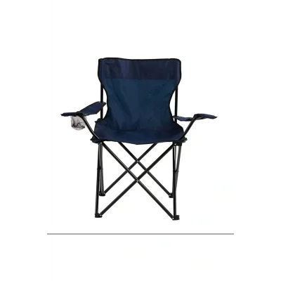 Genel Ürün Mavi Happy Best Tıme Çantalı Kamp Sandalyesi Tekli 2 Kg Katlanabilir Plastik Modern Tek Kişilik