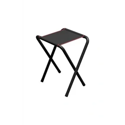 Genel Ürün Katlanabilir KATLANABİLİR KAMP TABURESİ Tekli Siyah Metal 90 gr Tek Kişilik Şık