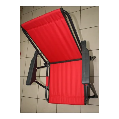 Genel Ürün Kırmızı Kamp sandalyesi 1 Kg Tekli Katlanabilir Metal Tek Kişilik Günlük