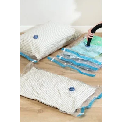 Genel Ürün Vakumlu Saklama 80x100 Hurç Set Yastık Ve Yorgan Hurcu Kıyafet Hurcu XXLarge